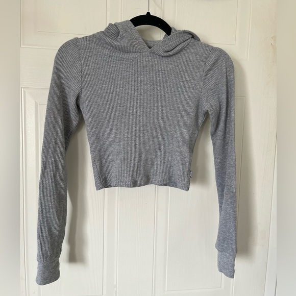 Tna Gray Waffle hooded shirt - Picture 1 of 9